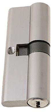 Janmobrian Schließzylinder, Zylinderschloss Türfenster Sicherheit 60 70 80 90mm Tasten Diebstahltürschloss(70mm)