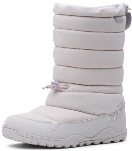 Xero Shoes Women's Alpine Barefoot Pull-On Snow Boots, Nimbus Cloud, 8.5