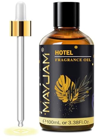MAYJAM Hotel Duftöl 100ML für ätherische Öle Diffusor | Hotelö für Luftbefeuchter, DIY, Aromatherapie, Haus, Ölbrenner