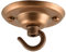 Ceiling Rose Hook Plate 75mm Diameter with Matching Screws Antique Copper Powder Coated