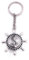 H-Customs Volant avec Ancre et Corde Porte-clés Pendentif en métal argenté
