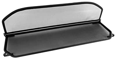 Déflecteur de vent pliable avec fermeture rapide - noir pour BMW 3-Série E93 Décapotable 2007-2014 | Filet Anti-Remous Coupe | Déflecteur d'air