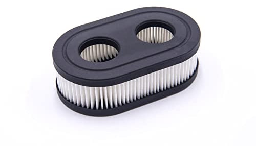 vhbw Ersatzfilter kompatibel mit Briggs & Stratton 09P702-0128-F1, 550E, 550EX, 575EX, 9 Motor Rasenmäher, 11,1 x 6,7 x 3,4 cm Schwarz Weiß