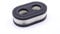 vhbw Filtre à air en papier de rechange noir, blanc pour tondeuse à gazon Briggs & Stratton 09P702-0128-F1, 550E, 550EX, 575EX, 9 Motor