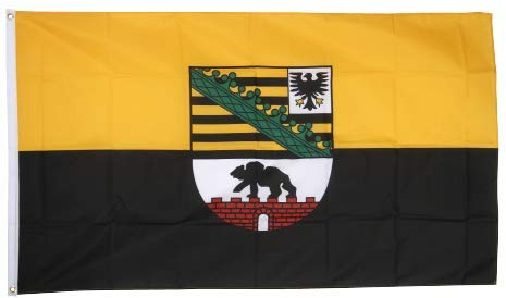 Flaggenfritze® Fahne Flagge Sachsen Anhalt 90 x 150 cm Premiumqualität