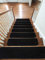 Soft Shaggy Carpet Stair Treads NON-SLIP MACHINE WASHABLE Mats/Rugs, 22x67cm, 30mm Thickness (Black, 13)