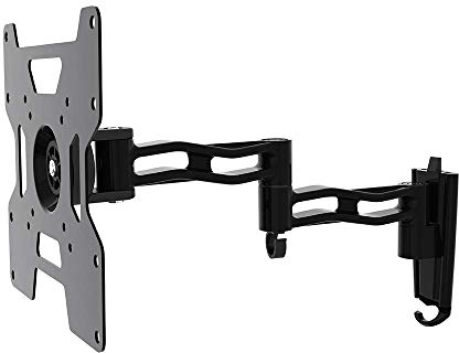 HAEGER Triple Tilt & SWIVE TV-Halterung für Plasma/LED/LCD-TV, 17 Zoll / 37 Zoll, universelle Montage, einfache Montage, neigbar: -15 ° ~ +15 ° und Ausrichtung: 180 °