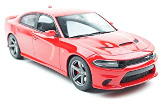 GT Spirit Modellauto, Auto, 1:18, Rot, für Kinder, 2019 Dodge Charger SRT Hellcat