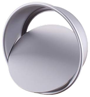 tooloflife Runde Kuchenform aus antihaftbeschichtetem Aluminium mit abnehmbarem Boden, Backform für Kuchen mit losem Boden für Hochzeiten, Geburtstage, Weihnachtsfeiern (6 Zoll)