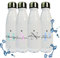 Trinkflasche Kinder Edelstahl 500 ml - personalisiert mit Namen - Thermosflasche Isolierflasche Wasserflasche - Geschenk-Idee Kinder/Teenager Schule