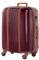 FERGÉ Handgepäck-Koffer Hartschale Milano Bordgepäck Rollkoffer 55 cm Reisekoffer Kabinen-Trolley 4 Rollen 100% ABS rot