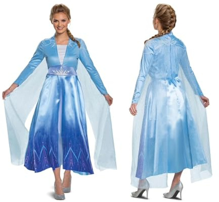 Disney Die Eiskönigin Erwachsenenkostüm Elsa auf Reise Classic Gr. L (38-40)