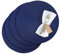 Westmark, Tischset/Platzset, CIRCLE, blau, Set 4tlg, abwischbar, Synthetik, Ø 38 cm, Saleen Edition, 01211018154