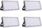 Sararoom Faretto LED da Esterno 100W, 10000LM Super Luminoso Proiettore LED per esterni, 3000K Bianco caldo Faro Led Esterno - IP65 Impermeabile Luce Di Sicurezza Faretti Per Giardino Cortile-4Pz