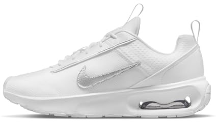 Nike Damen Air Max INTRLK Lite Sneaker, White Metallic Silver White, 43 EU