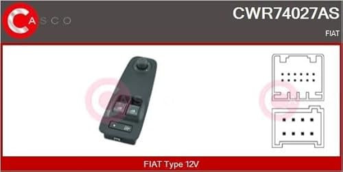 Casco CWR74027AS Schalter Glasheber Fca