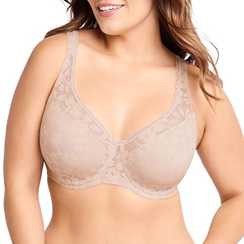 Bali Passion for Comfort - Brasier in Pizzo con Ferretto da Donna, Brasier Convertible multivia, Brasier in Pizzo Morbido, Sandshell, 34DD