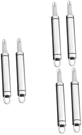 HOMSFOU 6 Pz carotatore in acciaio inossidabile sbucciatore di frutta corer di peperoncino stoner levatorsoli levatorsolo carotiere longan portatile gadget da cucina litchi attrezzo Carne