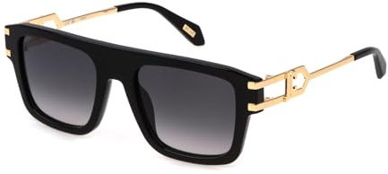 Just Cavalli Unisex Sjc096 Sonnenbrille, Schwarz (Shiny Black), 53