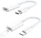 TiMOVO USB C to Lightning Adapter (2 Pack) for Apple iPhone 15 Pro Max/15 Pro/15 Plus, Supports PD 35W & Data Transfer