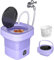 Mini Portable Washing Machine,Biebuxo 6.5L Mini Foldable Washing Machine,Portable washing machine for Underwear Socks Clothing for Camping, Travel, RV, Single Dormitories