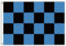 Bandiera a Scacchi Blu e Nera 150 * 90/3x5piedi Colori Vivaci Bandiera a Scacchiera Blu e Nero Con Occhielli in Metallo Bandiere di Sondo per la Decorazione di Partito All'interno e All'aperto