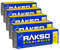 RAKSO Stahlwolle extrafein 0000-1 kg, 5 Banderolen à 200g, poliert gewachstes Holz, Kupfer, Messing, mattiert Oberflächen, säubert Glas