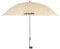 VirtuFit Sombrilla universal para silla – Sombrilla de camping – Sombrilla para silla con abrazadera universal – Disponible en gris y beige, beige, Talla única