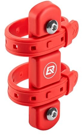 ROCKBROS Bike Water Bottle Holder Adaptor No Punching Silicone Bicycle Bottle Cage Adapter Bike Bottle Cage Mount Bike Drinks Holder Clamp for Seat Post, Mountain Road Bikes, MTB, Motorcycle, 5 Colors