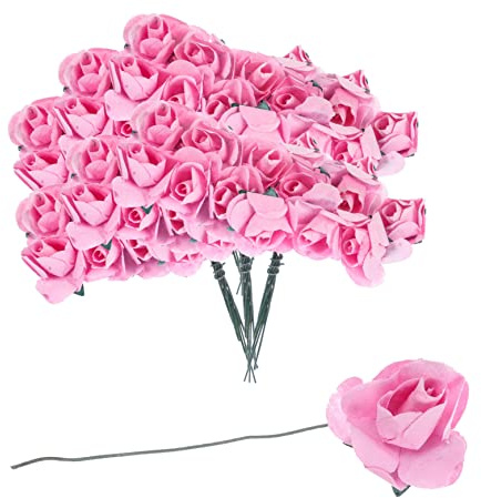 Levemolo 144stücke Kunstrosen Aus Papier Für Hochzeitsarrangements Dekorationen Und Blumenkränze Falsche Rosen Für Festlichkeiten Und Wohnraumgestaltung