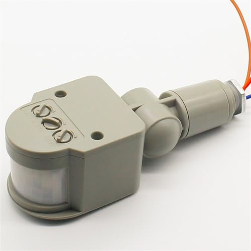 Interruptor de luz con Sensor de movimiento for exteriores, interruptor de Sensor de movimiento PIR infrarrojo automático de CA 220V for luz LED 2017, 1 Uds.