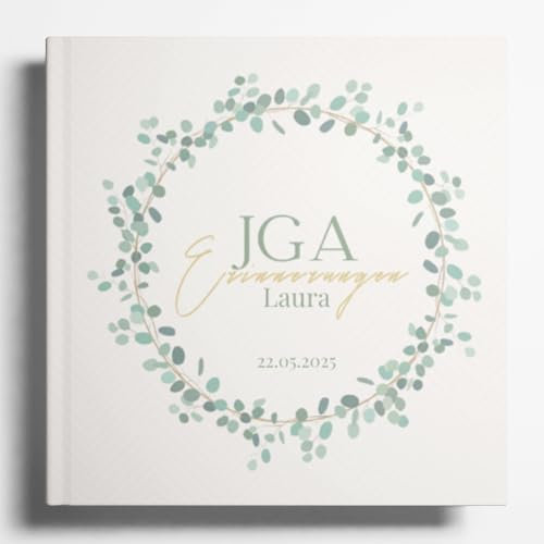 YMEMOS JGA Gästebuch zum Ausfüllen personalisiert – Erinnerungsbuch für Braut & Team Bride – Buch Junggesellinnenabschied Geschenk Frauen