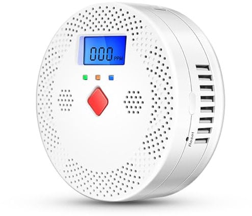 Wengart WIFI Carbon Monoxide Detector CO400A,Tuya App,2.4GHz PPM Value Display,Carbon Monoxide Alarm with Sound Warning,Compatible with Alexa,Google Assistant