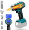 TASDISE Décapeur Thermique, Pistolet à Air Chaud, 50 ℃-550℃ Température Réglable, Décapeur Thermique sans fil Compatible avec Makita 18V batterie, Pistolet Thermique sans Batterie
