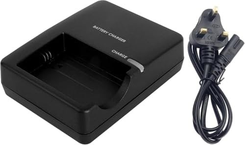 LP-E5 LC-E5 LC-E5C Battery Charger Compatible with Canon Rebel XS XSi T1i EOS 450D 500D 1000D DSLR Kiss X2 Kiss X3 Kiss F Digital SLR Camera with Power Supply Cord.