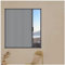 bacedifo Finestra Scorrevole a Libro in Alluminio per La Ventilazione del Bagno con Isolamento Acustico E Termico Adatta per Il Bagno E Il Soggiorno Senza Vetro 31,5 X 39,4 