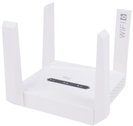 Asixxsix Routeur WiFi 6, Routeurs de 150 Mbps à Haute Vitesse 4G LTE Gaming with Sim Card Slot, 16 Appareils Support, 1614 Sq.ft Coverage Range Wireless Ethernet Routes