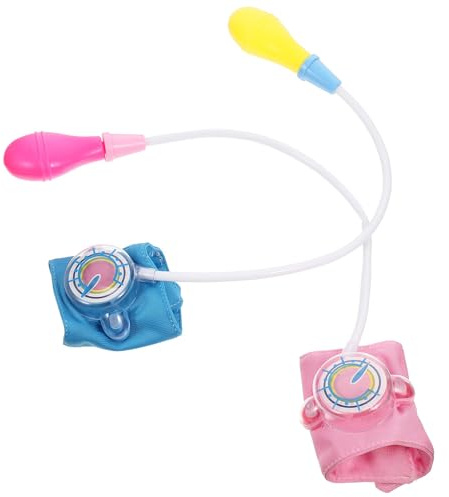 Veemoon 2 Stück Realistisches Arztspielzeug mit Blutdruckmessgerät Kindersicheres Material Kompakt und Tragbar Kreatives Rollenspiel für Jungen und Mädchen