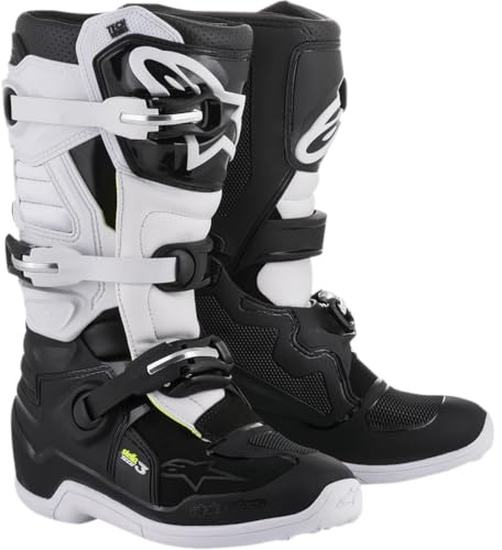 Alpinestars Girls Motocross-Stiefel Stella Tech 3 Schwarz/Weiß/Pink