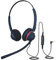 Headset für Alcatel Lucent IP 4028 EE 4029 4038 EE 4039 & 4068 EE Voip Telefone gratis 3.5 ml Klinkenkabel Doppelohrstecker QD007 QD012 EAR510D