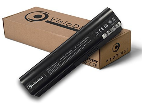 Visiodirect® Batterie Compatible HP COMPAQ Pavilion Notebook pc G6 Series G6-2330Sf G7 Series G7-2255SF G4 G6 G7 G32 G42 G72 Envy 17 G61 G62 11.1V 4400mAh