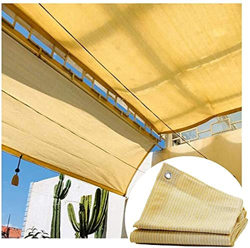 LIFEIBO Sichtschutznetz Sonnensegel,Sonnensegel, Sonnenschutz, UV-Markisentuch, Sichtschutz Hochatmbare Beschattungsrate 90% Hydrophobes Polyethylen Außenterrasse Schatten, Rasen, Baldachin