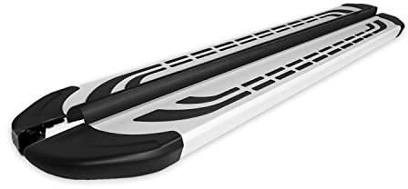 Trittbretter Seitenschweller Seitenbretter für VW Caddy Maxi 2003-2020 Alu Grau