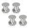 Gimisgu Aluminium Möbelfüße 4er Set,Runde Möbelfuß Sockelfuß,Höhe 60mm,Höhenverstellbar:15mm,Belastbar bis 250 Kg,Geeignet für Sofa, Bett, Nachttisch, Schrank