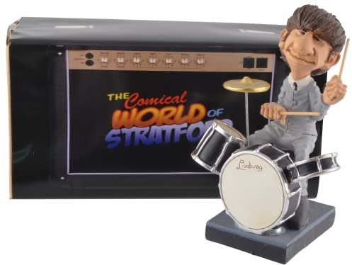 VOGLER Joh. Vogler GmbH Funny Life - Popstar Ringo, aus der berühmtesten Popband der Welt, aus Kunststein, handbemalt, Kollektion Warren Stratford