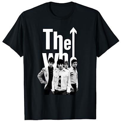 The Who Official Black & White Band T-Shirt