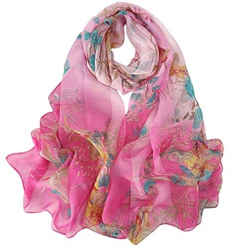 FAIRYGATE Schals und Tücher Hijab Kopftuch Schal Turban für Muslimische Frauen Halstuch Damen Seidenschal Seide Schal A4122