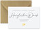 1 Premium Karte Dankeskarte für Nachbarin, Nachbar Bedanken für gute Nachbarschaft+ 1 Naturumschlag (Klappkarte) - 10,5x14,8cm edles Premiumpapier