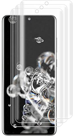[2 pcs] Films de Protection d'écran en Hydrogel pour Samsung Galaxy S20 Ultra 5G 4G (6.9 Pouces), [HD] Film de Protection en Transparent TPU Souple [Pas de Verre Trempé]