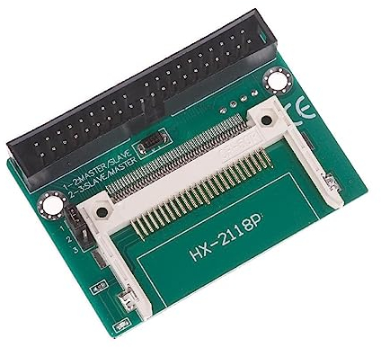 OFFILICIOUS Cf To Ide Kompakt-Flash-Karten-Adapter, bootfähig, 40-polig, Cf To Ide, 8,9 cm (3,5 Zoll) HDD-Festplatten-Konverter-Adapter, 8,9 cm (3,5 Zoll) Stecker